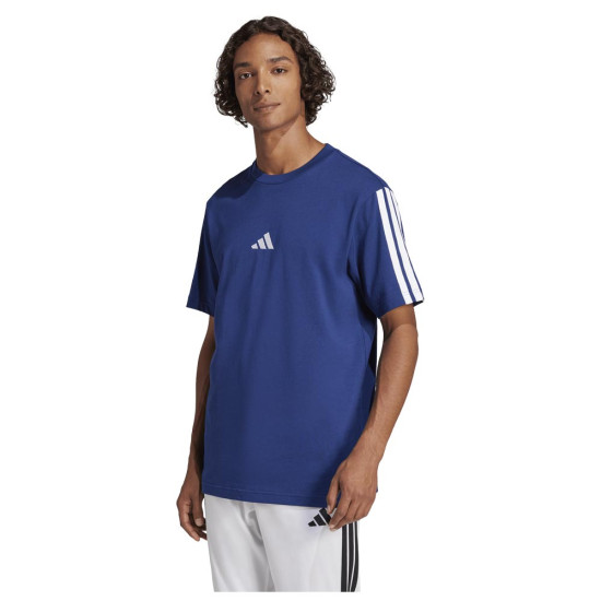 Adidas Ανδρική κοντομάνικη μπλούζα Essentials 3-Stripes Single Jersey Tee